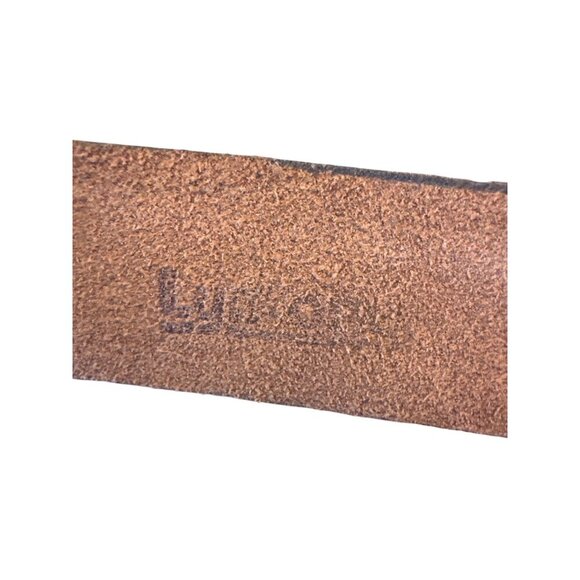 Oil Tanned Harness Leather Belt With Silver Buckle Western Cowboy Equestrian - Picture 5 of 7